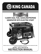 King Canada KCG-12001GE-DF User manual