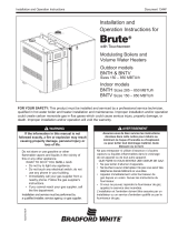 Bradford White  BNTV-399 User manual