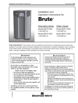 Bradford White  BNTV-1200 User manual