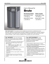 Bradford White BNTV-1000 User manual