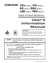 Weil Mclain EGH Commercial Gas Boiler User manual