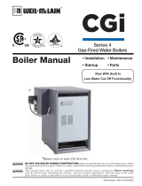 Weil Mclain CGi Gas Boiler Series 4 User manual