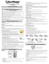 CyberPower LX1100G User manual