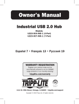 Tripp-Lite Industrial USB 2.0 Hub Owner's manual