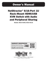 Tripp Lite NetDirector B024-HU08 Owner's manual