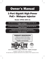Tripp Lite NPOE-30W-1G Owner's manual