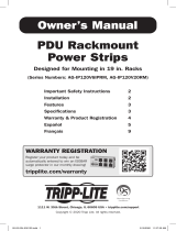 Tripp Lite PDU Power Strips Owner's manual