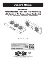 Tripp Lite SmartRack Panel-Mounted Triple-Fan Tray Accessory Owner's manual