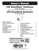 Tripp Lite SR12UBFFD 12U SmartRack Enclosure Owner's manual
