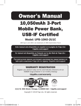 Tripp Lite UPB-10K0-2U1C Owner's manual