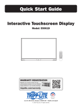 Tripp Lite TRIPP-LITE Interactive 65″ Touchscreen Display User guide