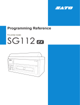 SATO SG112-ex User manual