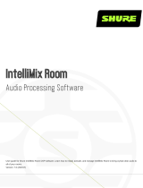 Shure IntelliMix Room Audio Processing Software User manual