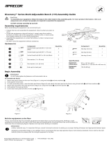 Precor Adjustable BenchDBR 119 Assembly Guide