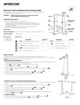Precor DBR 611 Assembly Manual