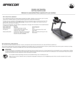 Precor TRM 631 Quick start guide