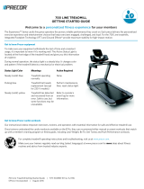 Precor TRM 731 Quick start guide