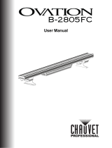 Chauvet Professional Ovation B-2805FC User manual
