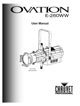 Chauvet Ovation E-260WW User manual