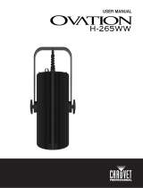 Chauvet Ovation H-265WW User manual