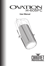 Chauvet Professional Ovation H-605FC User manual