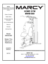 Impex MWM-989 Multifunctional Home Gym Station Owner's manual