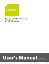 Hannspree HC 221 HPB User manual