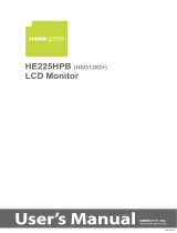 Hannspree HE225HPB User manual