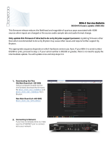 Bryston BDA3 2020-06c firmware update bulletin Owner's manual