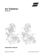 ESAB A2 Tripletrac A2TF K1 User manual