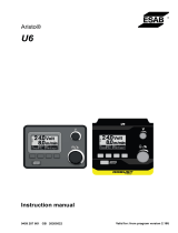 ESAB U6 User manual