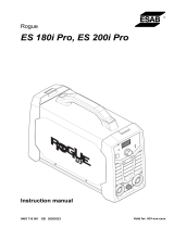 ESAB Rogue ES 180i Pro, ES 200i Pro User manual