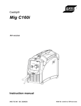 ESAB Mig C160i User manual