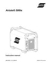ESAB Aristo® 500ix User manual