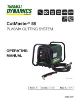 ESAB Cutmaster 58 PLASMA CUTTING SYSTEM User manual