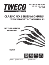 ESAB Tweco Classic No. Series MIG Guns with VELOCITY2 User manual