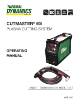 ESAB Thermal Dynamics an ESAB Brand Cutmaster 60i PLASMA CUTTING SYSTEM User manual