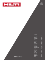 Hilti SR 2-A12 Operating instructions