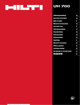 Hilti UH 700 Operating instructions