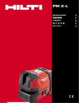 Hilti PM 2-L Operating instructions