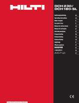 Hilti DCH 230-180-SL Operating instructions