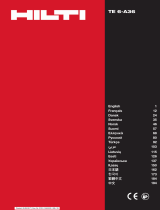 Hilti TE 6-A36 Operating instructions