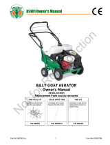 Billy Goat AE401H User manual