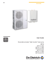 De Dietrich Reversible air/water "Split Inverter" heat pump HPI S User manual
