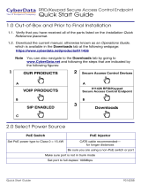 CyberData 011426 Quick start guide