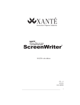 Xanté Colour ScreenWriter Owner's manual