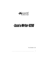 Xanté Accel a Writer 8200 User guide