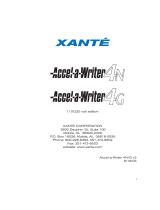 Xanté Accel a Writer 4N User guide