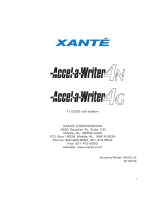 Xanté Accel a Writer 4N User guide