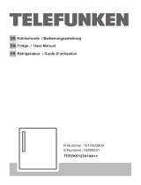 Telefunken TFEVKS123X10A++ Kühlschrank Owner's manual